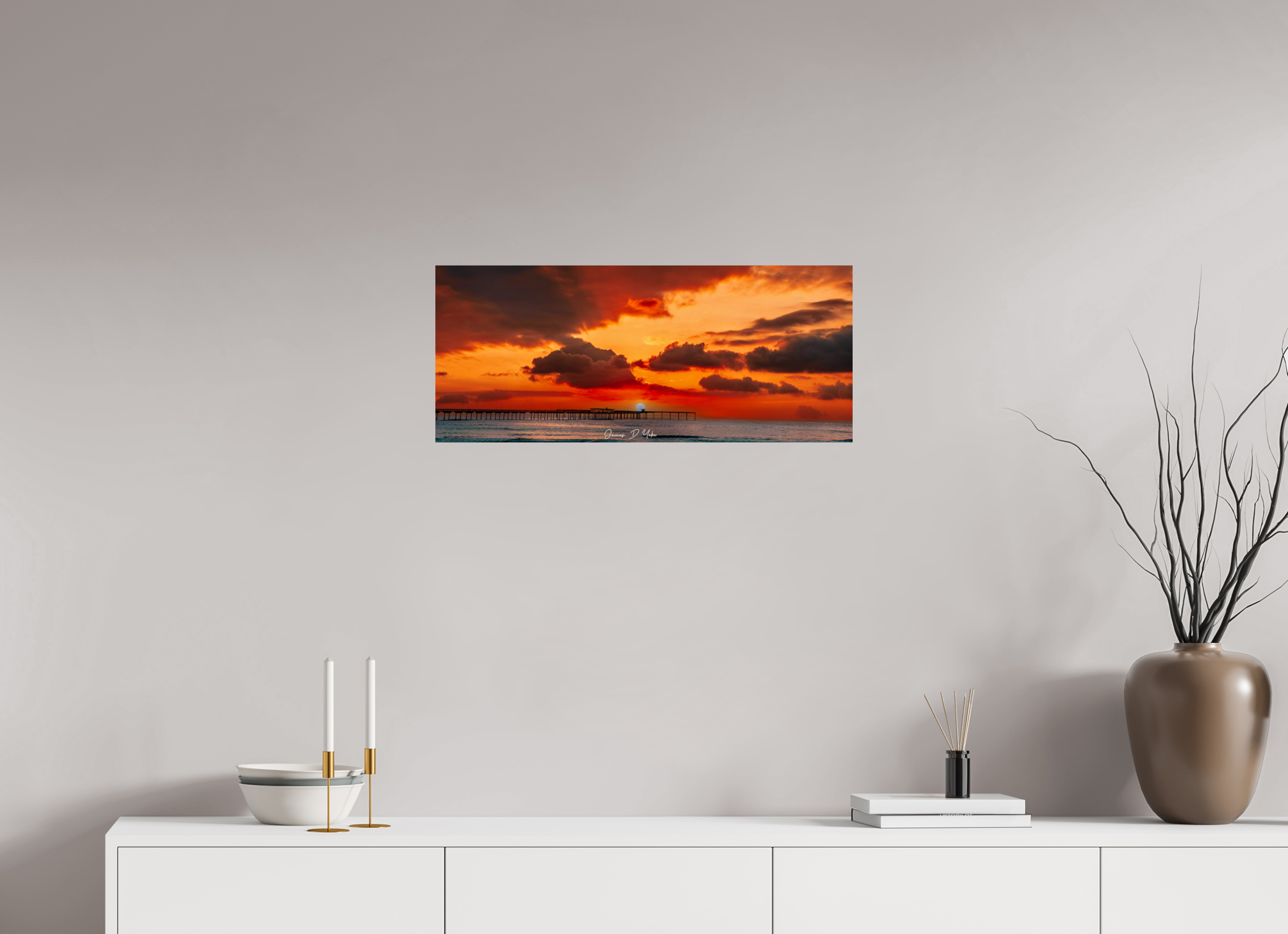 Ocean Beach San Diego Sunset Wall Art Print – Coastal Photography