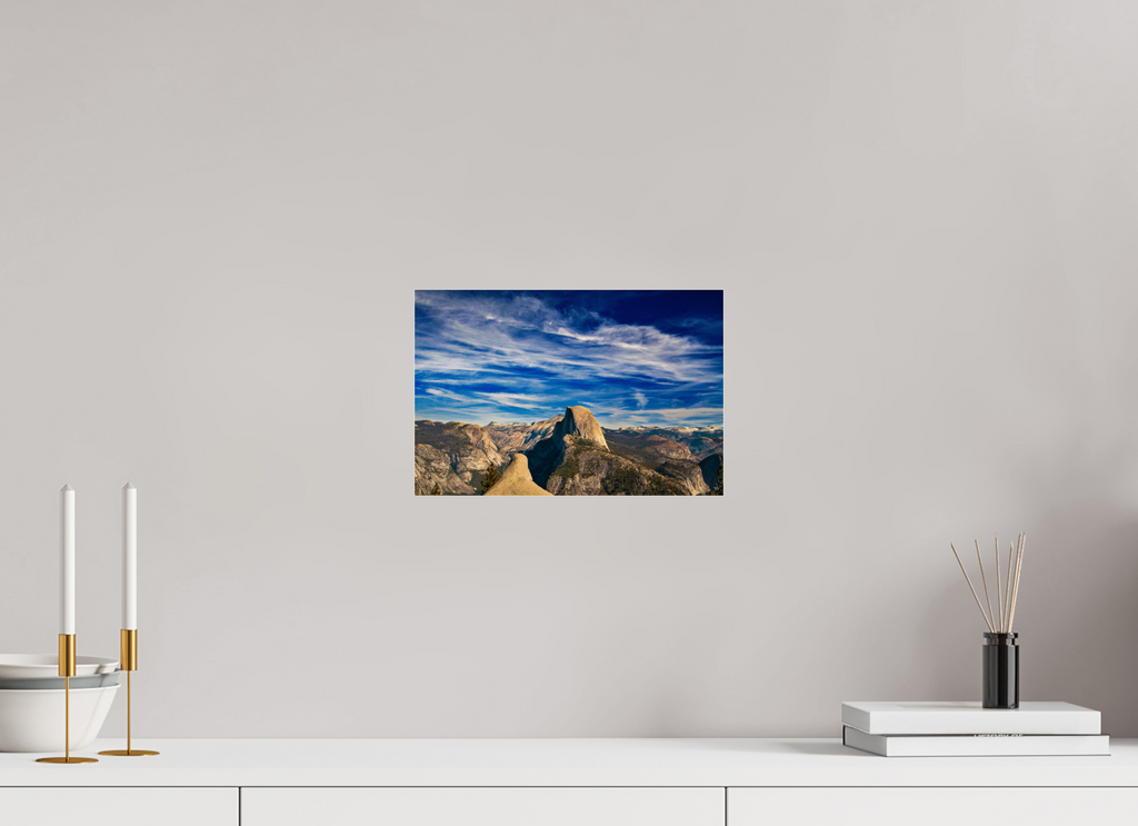 12 x 8″, Photo Print Under Acrylic Glass Yosemite Mountain Majesty  Scenic Wilderness Wall Art