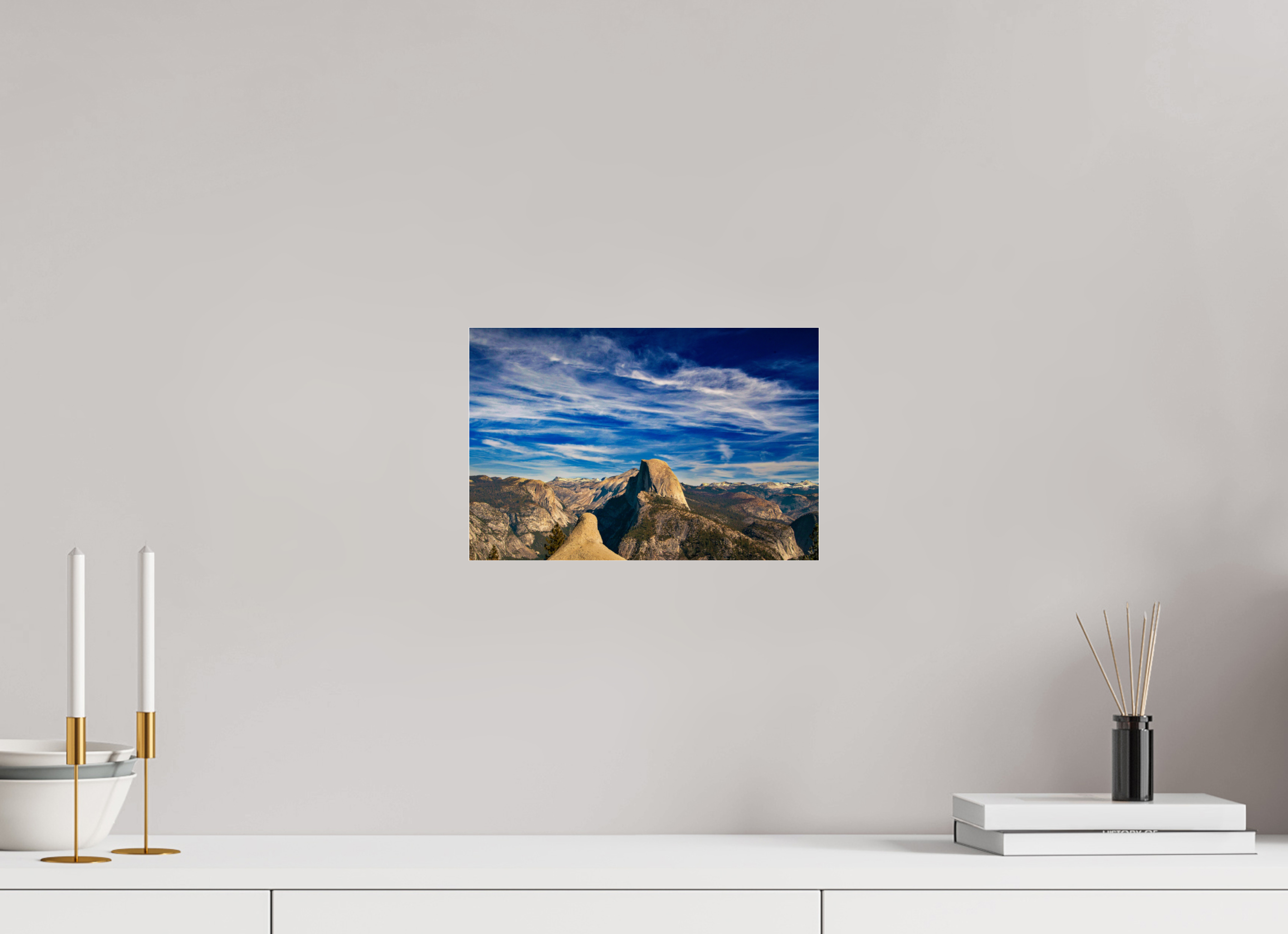 12 x 8″, Photo Print Under Acrylic Glass Yosemite Mountain Majesty  Scenic Wilderness Wall Art