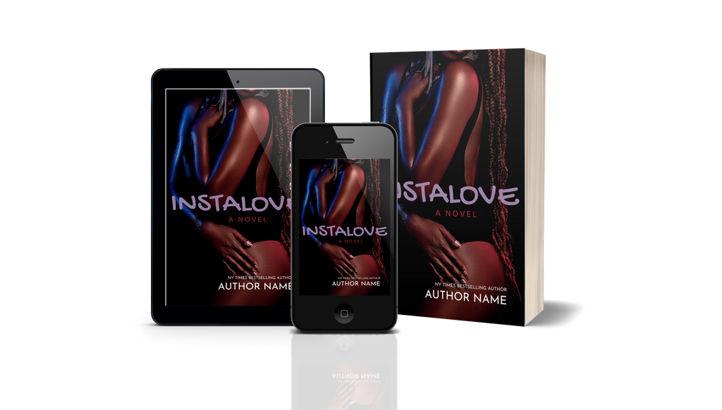 Editable Romance Novel Book Cover Template – Customizable Design for Authors- Product of The Month