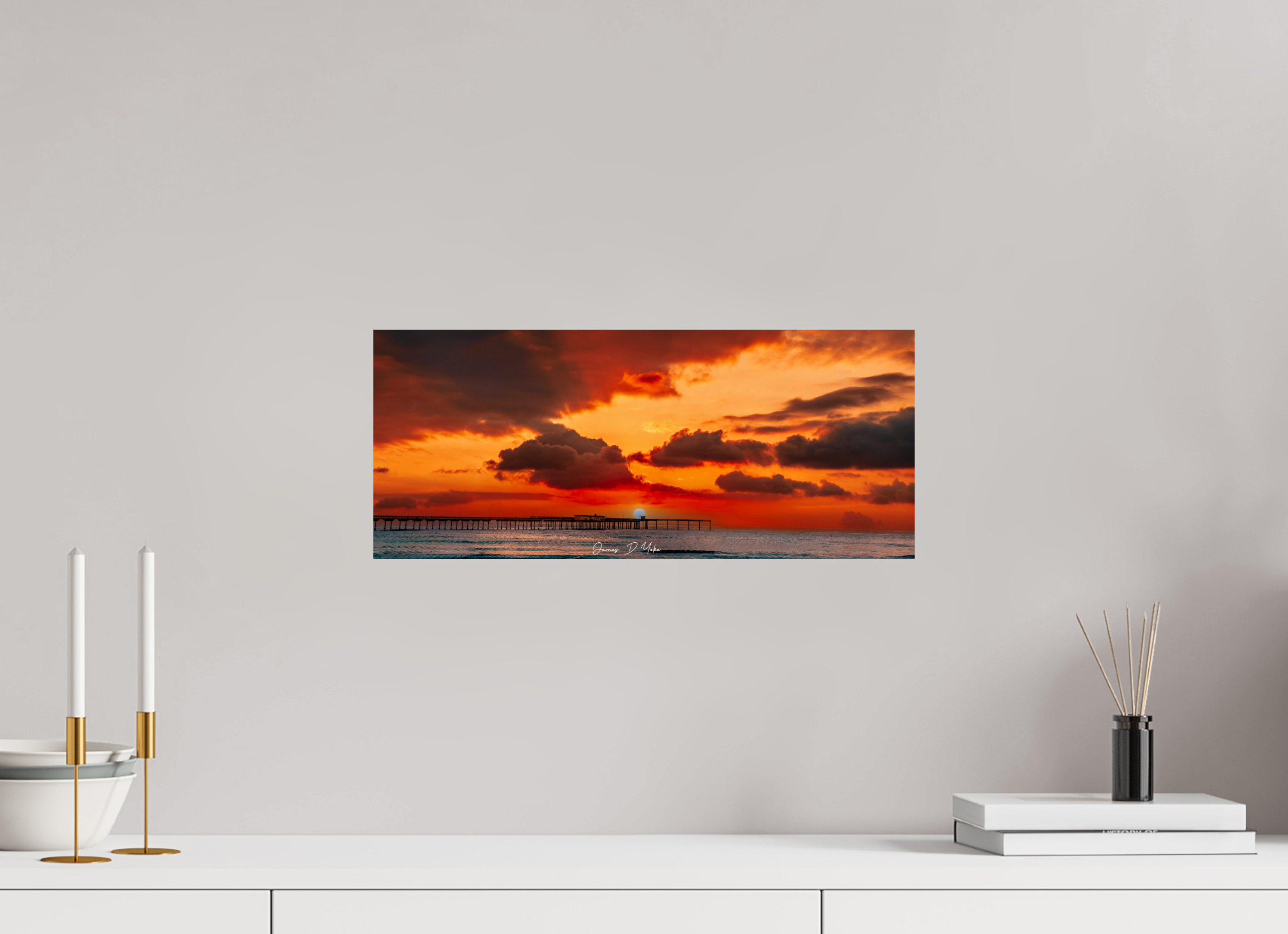 Ocean Beach San Diego Sunset Wall Art Print – Coastal Photography