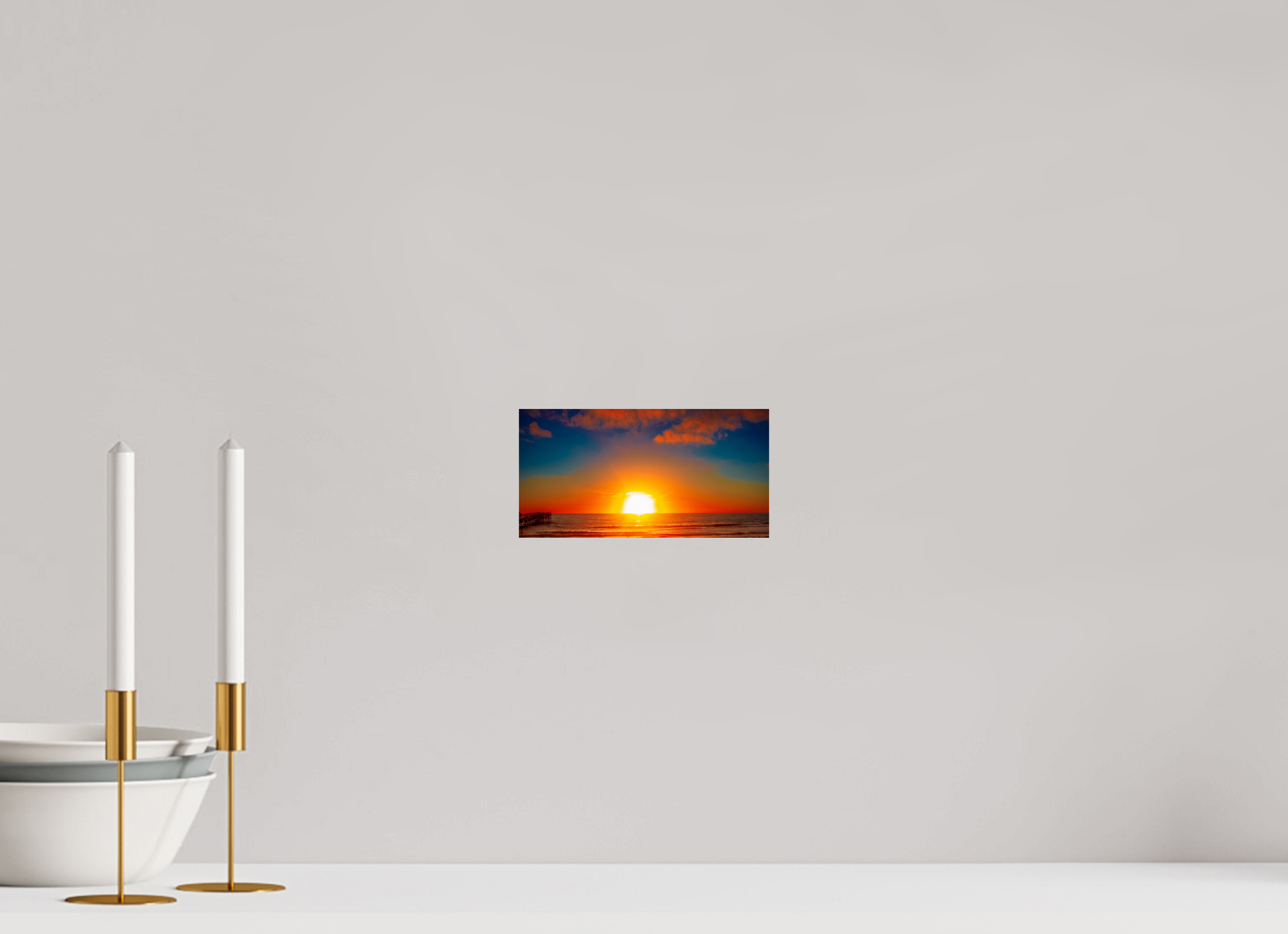 Pacific Beach Sunset – San Diego Coastal Museum-Quality Unframed Print