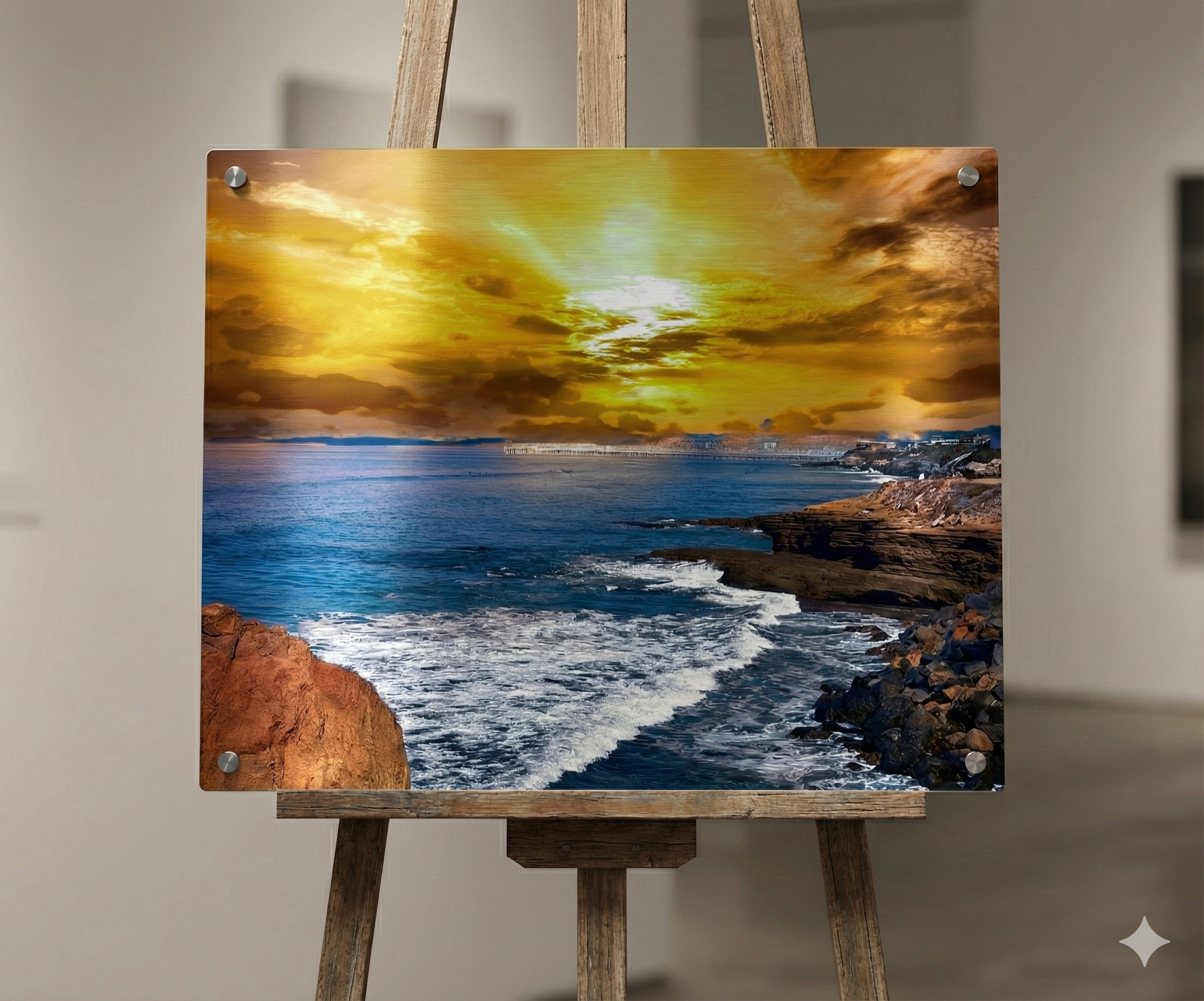 Sunset at Sunset Cliffs  San Diego Coastal Wall Art