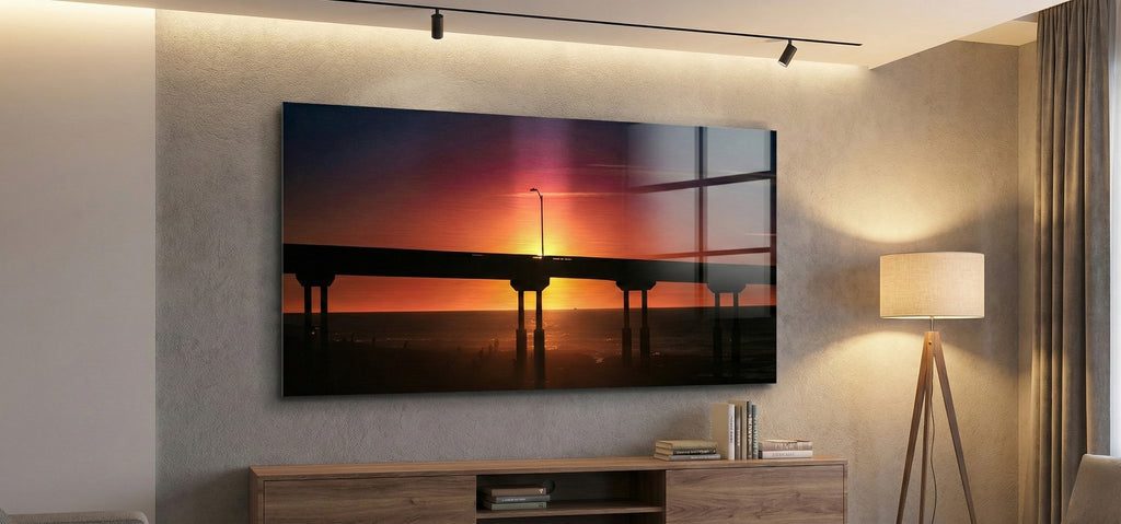 Intense San Diego Sunset – Ocean Beach Metal Wall Art Print