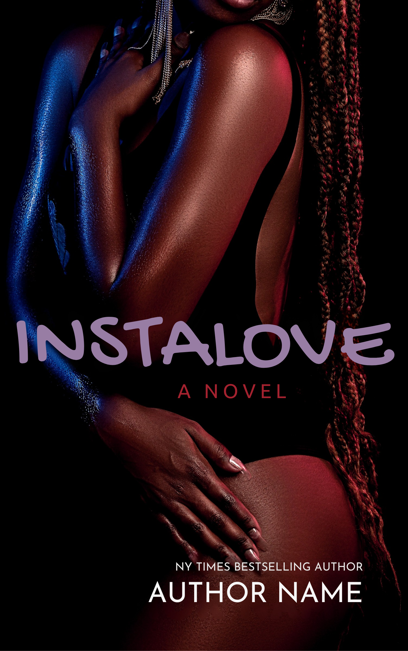 Editable Romance Novel Book Cover Template – Customizable Design for Authors- Product of The Month