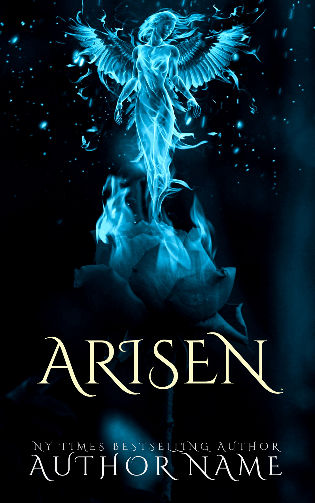 Enchanted Realms Fantasy Book Cover Design Template