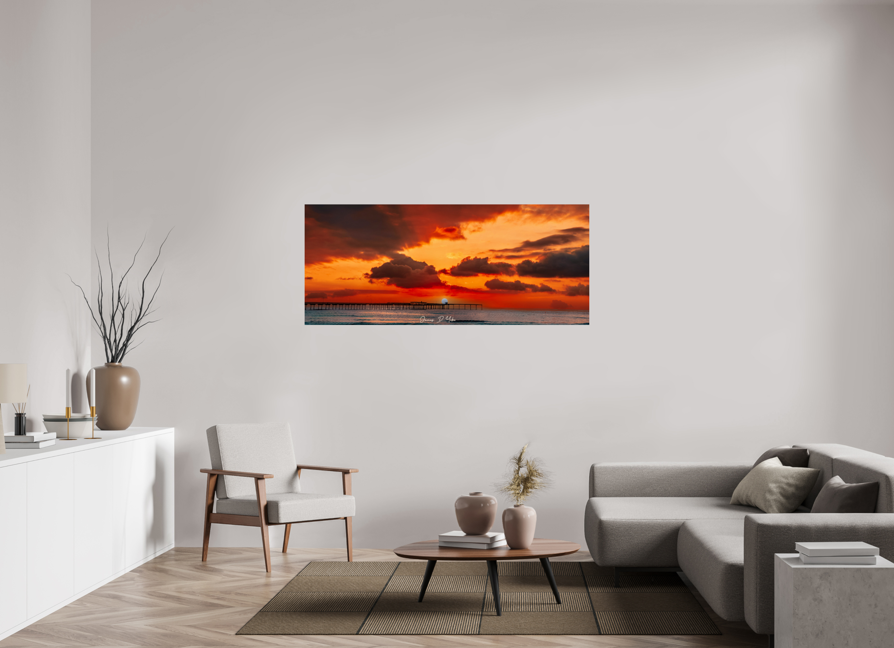 Ocean Beach San Diego Sunset Wall Art Print – Coastal Photography