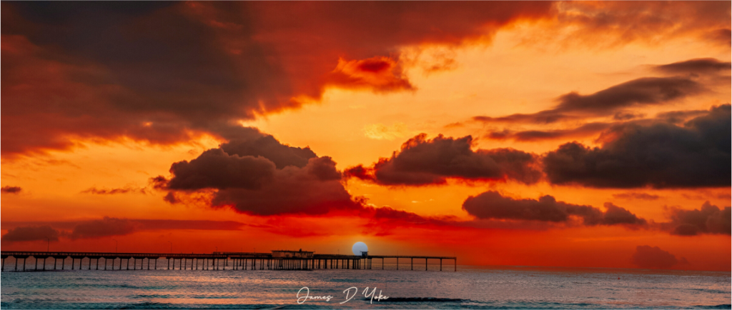 Ocean Beach San Diego Sunset Wall Art Print – Coastal Photography