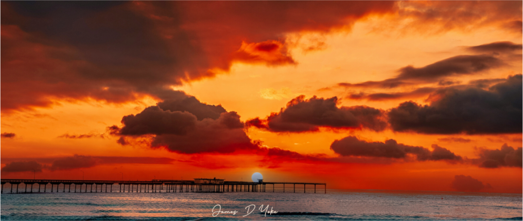 Ocean Beach San Diego Sunset Wall Art Print – Coastal Photography