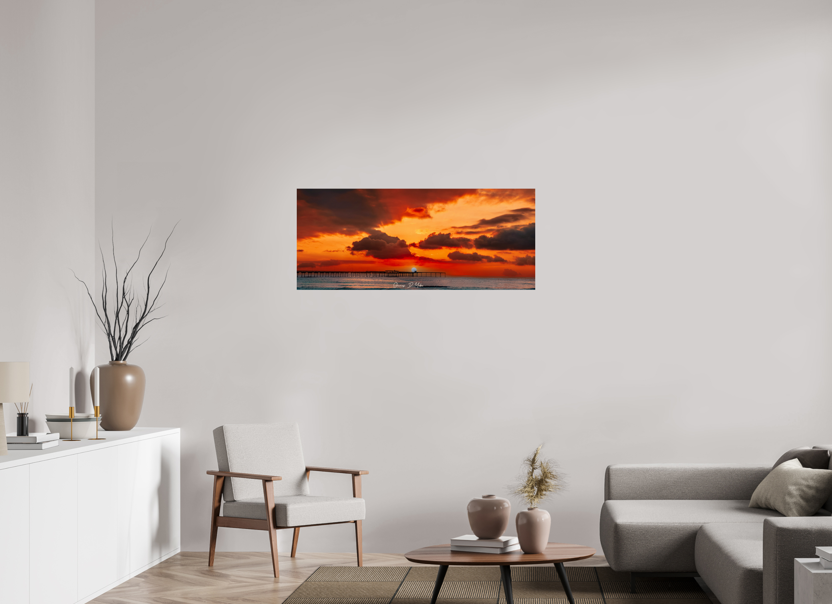 Ocean Beach San Diego Sunset Wall Art Print – Coastal Photography
